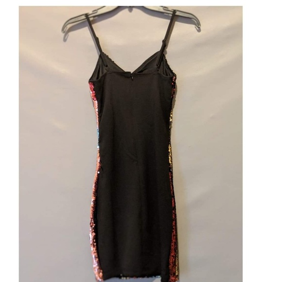 RAINBOW SEQUINS DRESS - Picture 4 of 4